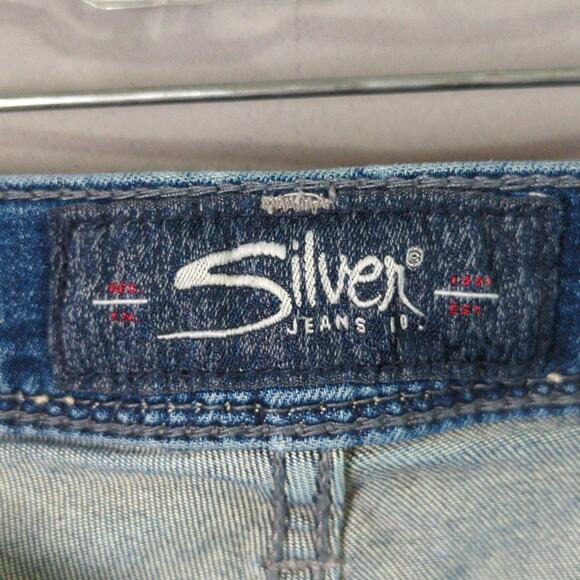 Silver Jeans Mens 34x32 Blue Grayson Relaxed Straight Stretch - Picture 3 of 12